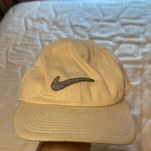 Nike Off-White Cap with Black Logo